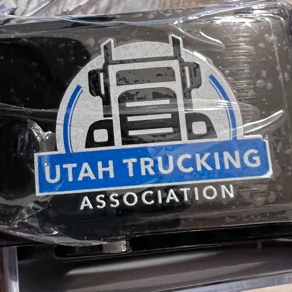 Nexbelt Men’s Black textured Belt adjustable, no holes Utah Trucking Association - Picture 3 of 10